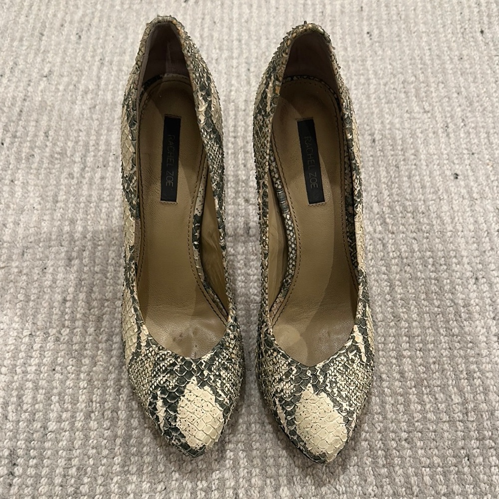 Rachel Zoe python pumps - Picture 3 of 9